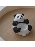 Yeknu cute Giant Panda Aromatherapy Gypsum Candlestick Tea Wax Candlestick Decoration Gift