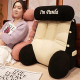 Yeknu orduroy bedside large backrest, soft bag on bed, waist protection cushion, sofa cushion office chair waist cushion