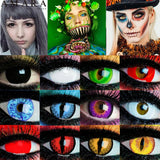 Yeknu Cosplay Color Contact Lenses for Eyes BLIND Series Makeup Halloween Beauty Contact Lenses Eye Cosmetic Color Lens Eyes