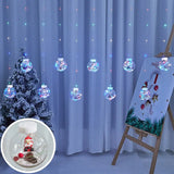 Yeknu Christmas Wish Ball LED Fairy Curtain Light String Wedding Holiday Garland Lamp for Home Room Party Decoration Navidad