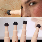 Yeknu Waterproof Freckle Pen Natural Lifelike Dot Spot Pen Lasting Not Easy To Fade Brown/Dark Face Fake Freckles Pen Makeup Cosmetics