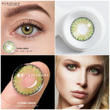 Yeknu 3TONE Color Contact Lens for Eye Contact Lens Case Ladies Contact Lens Case  Beauty  Pupilentes  Circle Lenses