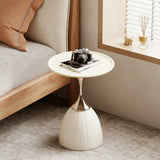 Yeknu Nordic Lotus Coffee Table Living Room Sofa Side Table Bedroom Bedside Table Storage Rack Furniture Living Room Floor Decoration