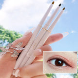 Yeknu Waterproof Brown Ultra-thin Eyeliner Gel Pencil Quick Dry Smooth Eye Liner Long Last Lower Eyelash Pen Korean Makeup Cosmetics