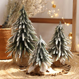 Yeknu Mini PE Christmas Tree Decoration Pine Topping Table Christmas Tree Christmas Home Party Wedding Decoration New Year Gift