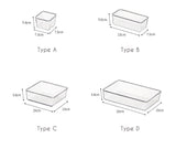 Yeknu Transparent Drawer Sorting Compartment Organizer