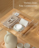 Yeknu Transparent Drawer Sorting Compartment Organizer