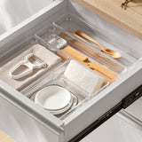 Yeknu Transparent Drawer Sorting Compartment Organizer