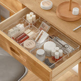 Yeknu Transparent Drawer Sorting Compartment Organizer