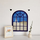 Yeknu Cute Fake Window Tapestry