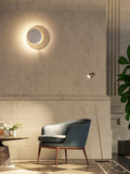 Yeknu Creative Rotatable Moon Phase Wall Lamp