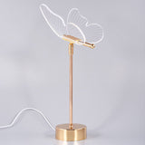 Yeknu Golden Butterfly Table Lamp