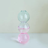 Yeknu Pastel Glass Bubble Vase