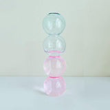 Yeknu Pastel Glass Bubble Vase