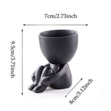 Yeknu Mini Human Planter Pots