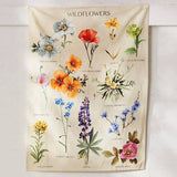 Yeknu Wildflowers Tapestry