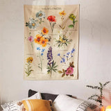 Yeknu Wildflowers Tapestry