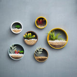 Yeknu Sand Art Wall Planters Box