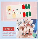 Yeknu Nail Sticker Full Cover Sticker Wraps Decorations DIY Manicure Slider Nail Vinyls Nails Decals Manicure Art