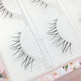 Yeknu handmade false eyelashes Natural eyelashes with long false eyelashes Thick cross nude makeup Transparent soft stem eyelash