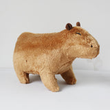 Yeknu Simulation Capybara Stuffed Animals Plush Toy Soft Dolls Real Life Capybara Dolls Kids Toys Peluche Juguetes Christmas Gift 18cm