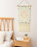 Yeknu Boho Hanging Tapestry with Handmade Tassels Dorm Hotel Wall Hanging Cover Blanket Decor Fabric Home Stay Decoration Accessories