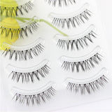 Yeknu Natural Sharpen False Eyelashes Cross-messy Thick Simulation Makeup Fake Eyelashes Imitation Grafting Effect Bride Lashes