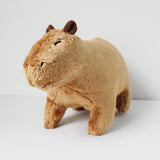 Yeknu Simulation Capybara Stuffed Animals Plush Toy Soft Dolls Real Life Capybara Dolls Kids Toys Peluche Juguetes Christmas Gift 18cm