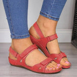 Yeknu Women Sandals  Casual Summer Shoes Women Low Heels Sandals For Wedges Shoes Soft Bottom Chaussure Femme Summer Footwear