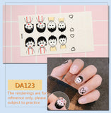 Yeknu Nail Sticker Full Cover Sticker Wraps Decorations DIY Manicure Slider Nail Vinyls Nails Decals Manicure Art