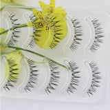 Yeknu Natural Sharpen False Eyelashes Cross-messy Thick Simulation Makeup Fake Eyelashes Imitation Grafting Effect Bride Lashes