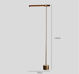 Yeknu Linear Wood LED Floor Lamp Modern minimalist replica lamp designer led living room decoration bedside vertical loft floor lamp