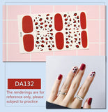 Yeknu Nail Sticker Full Cover Sticker Wraps Decorations DIY Manicure Slider Nail Vinyls Nails Decals Manicure Art