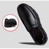 Yeknu Genuine Leather Shoes Men Loafers Soft Cow Leather Men Casual Shoes New Male Footwear Black Brown Slip-on A2088