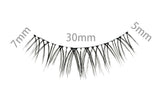 Yeknu Natural Sharpen False Eyelashes Cross-messy Thick Simulation Makeup Fake Eyelashes Imitation Grafting Effect Bride Lashes