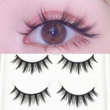 Yeknu New 5 Pairs False Eyelashes Naturally Wear False Eyelashes Everyday Sharp Tail Thick Simulation Cross Makeup Lashes