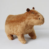 Yeknu Simulation Capybara Stuffed Animals Plush Toy Soft Dolls Real Life Capybara Dolls Kids Toys Peluche Juguetes Christmas Gift 18cm