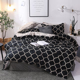 Yeknu Luxury Leopard Duvet Cover 240X220 Swallow Geometric Plaid Bed Linen Queen Bedding Set 135 Couple Bedspreads Bed Quilt Cover 150