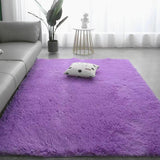 Yeknu Nordic tie-dye carpet wholesale plush living room bedroom bed blanket floor cushion home