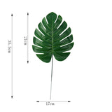 Yeknu One Piece monstera artificial plants plastic tropical palm tree leaves home garden decoration accessories Photography Decorative