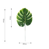 Yeknu One Piece monstera artificial plants plastic tropical palm tree leaves home garden decoration accessories Photography Decorative