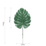 Yeknu One Piece monstera artificial plants plastic tropical palm tree leaves home garden decoration accessories Photography Decorative