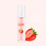 Yeknu Fruit Lip Balm Moisturizing Clear Lip Primer Mask Cute Jelly Tinted Lip Gloss Stick Lighten Lines Change Color Lipstick Lip Care