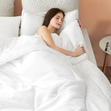Yeknu Duvet Insert All Season Microfiber Comforter Air Condition Blanket Lightweight Noiseless Machine Washable