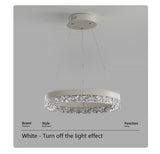 Yeknu LED Modern Ceiling Crystal Chandeliers for Kitchen Dining Tables Living Room Luxury Design Bedroom Hanging Lamps Indoor Lighting