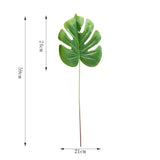 Yeknu One Piece monstera artificial plants plastic tropical palm tree leaves home garden decoration accessories Photography Decorative