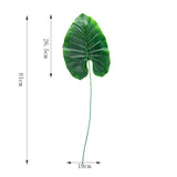 Yeknu One Piece monstera artificial plants plastic tropical palm tree leaves home garden decoration accessories Photography Decorative