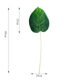 Yeknu One Piece monstera artificial plants plastic tropical palm tree leaves home garden decoration accessories Photography Decorative