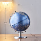 Yeknu Globe Home Decor Geography Educational Decoration Children Learn Large Globe World Earth Map Teaching Aids Home Decoration