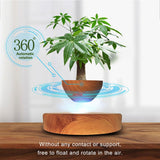 Yeknu Levitating Air Bonsai Pot Rotation Flower Pot Planters Magnetic Suspension Floating Pot Potted Plant Home Without plants